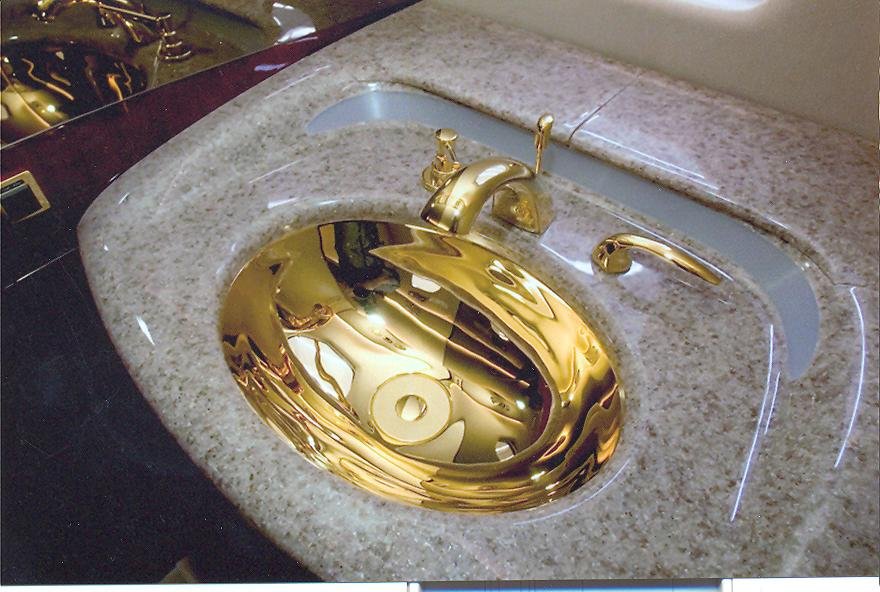 business jet Cairo Cessna Citation luxury bathroom